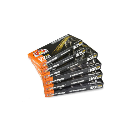 Moto-Master V2 420-130 Gold Chain (with Clip)