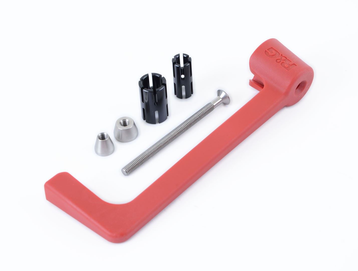 Moulded Lever Guard - Universal Fit (13-21mm Expanding design) Colour: Black