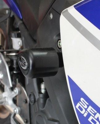 Aero Crash Protectors for Yamaha R25 '14-'18 and the R3 '15-'18 models Colour: White