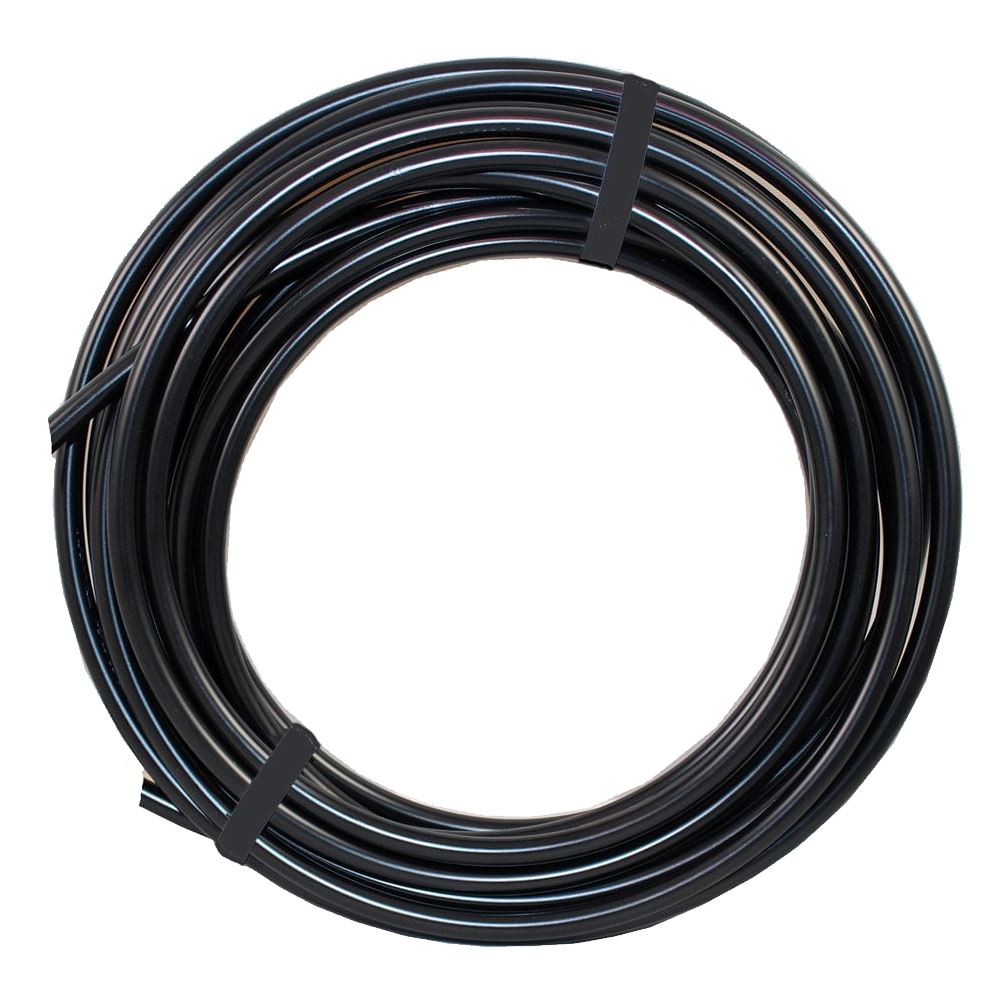 FUEL LINE 1/4 X 25FT BLK - 6mm.