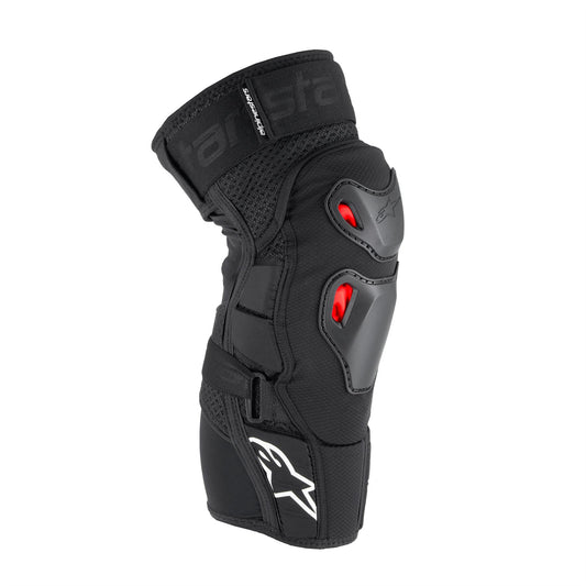 Alpinestars Bionic Pro Plasma Knee Protector - Black Red White - S/M