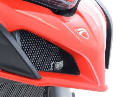 Oil Cooler Guard for the Ducati Multistrada V2(S) '22- '24, Ducati Multistrada 1200/S/Enduro '15-, Multistrada 950 '17- '21/ 950S '19- '21 , Multistrada Pikes Peak '16- & Multistrada 1260 '18- models Colour: Red