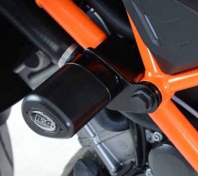 Aero Crash Protectors for KTM 1290 Super Duke R '14 -'19 Colour: Black