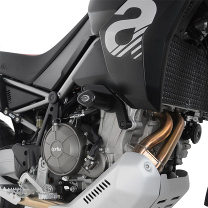 Crash Protectors - Aero Style for Aprilia Tuareg 660 '22- Colour: Black