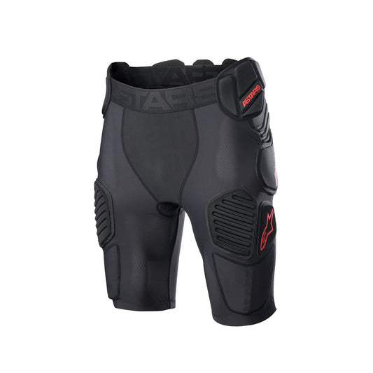 Alpinestars Bionic Pro Protection Short - Black Red - Size 2XL