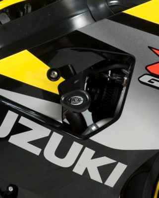 Crash Protectors - Aero Style for Suzuki GSXR600 / GSXR750 ('04-'05 onwards) Colour: White