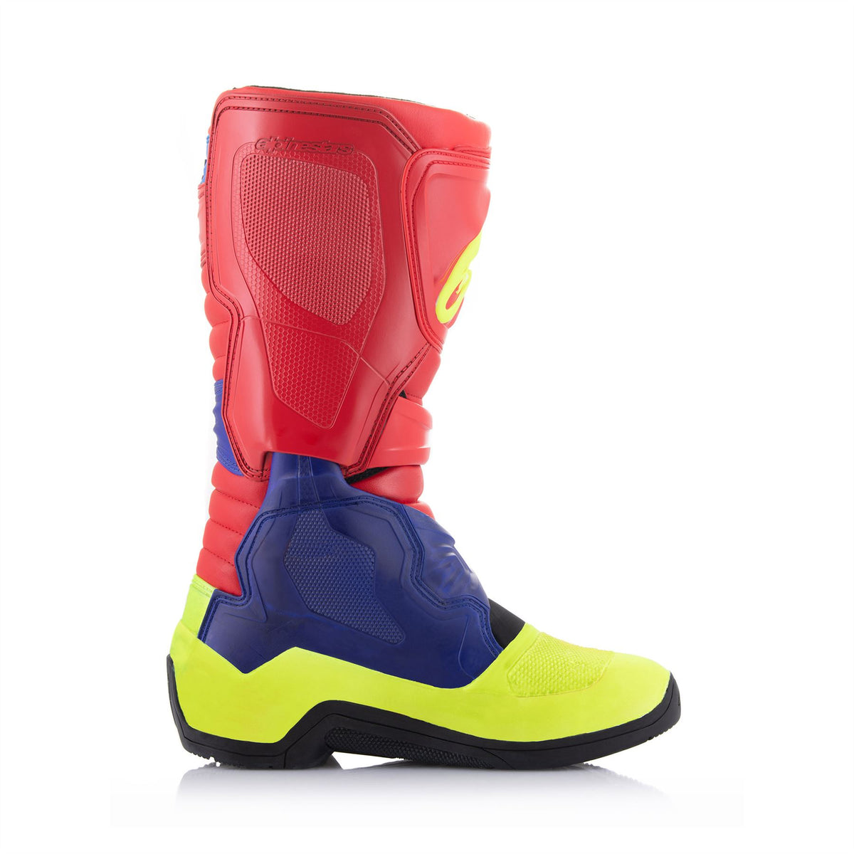 Alpinestars Tech 3 - Bright Red Dark Blue Yellow Fl - US 8 / EU 42
