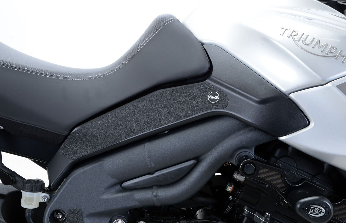 R&G Tank Traction Grip for Triumph Tiger Sport 1050 '16- Colour: Black
