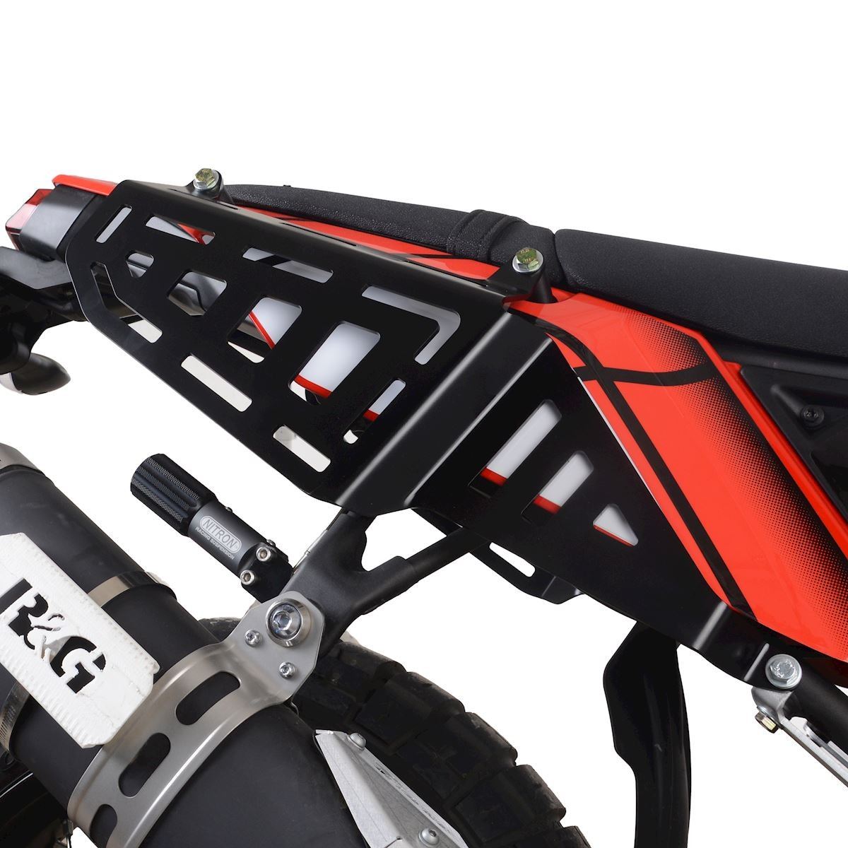 Luggage Side Rails for Yamaha Tenere World Rally(T7) '23-, Tenere 700 '19-, World Raid '22- & Tenere 700 Rally '21- '24 Colour : Black