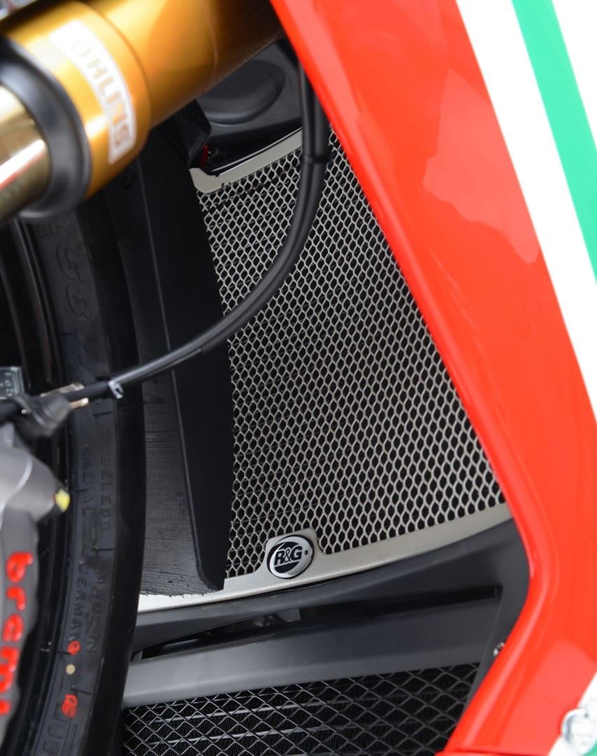 Radiator Guards for MV Agusta F4R, F4RC '15- and F4RR '12- models Colour: Titanium