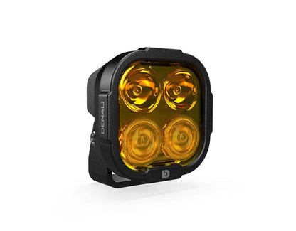 DENALI DL-4 Driving Light w/ DataDim Technology, 4-LED, Elliptical Hybrid Beam Colour: Yellow