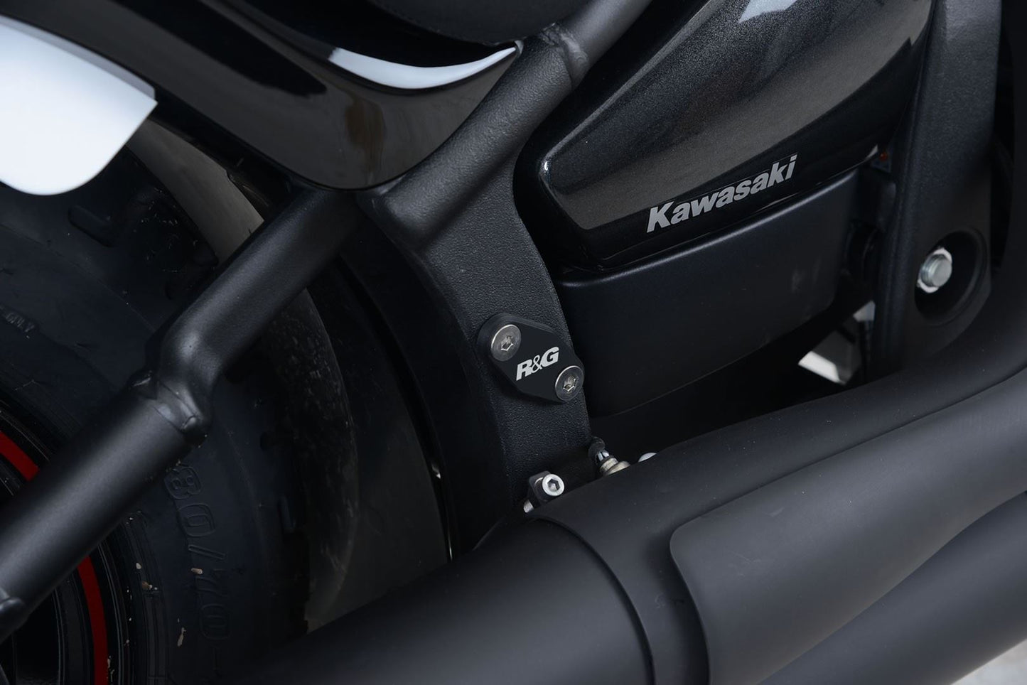 Rear Foot Rest Blanking Plates for Kawasaki Vulcan VN900 Custom '07- VN900 Classic '06- and VN900 Classic LT '11-