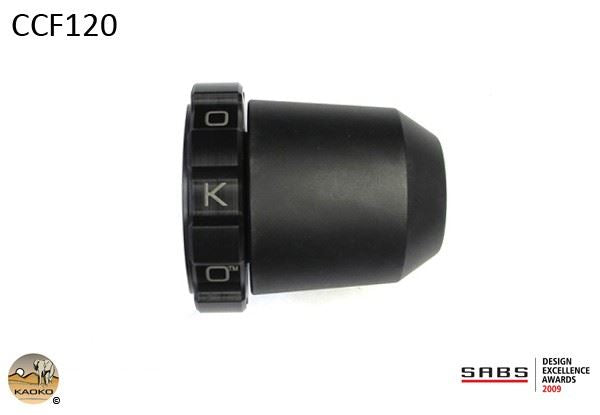 Kaoko Throttle Stabilizer for BMW G650GS (2011-) / Sertao with or without OEM hand guards  with Barkbusters BHG45-NP hand guards