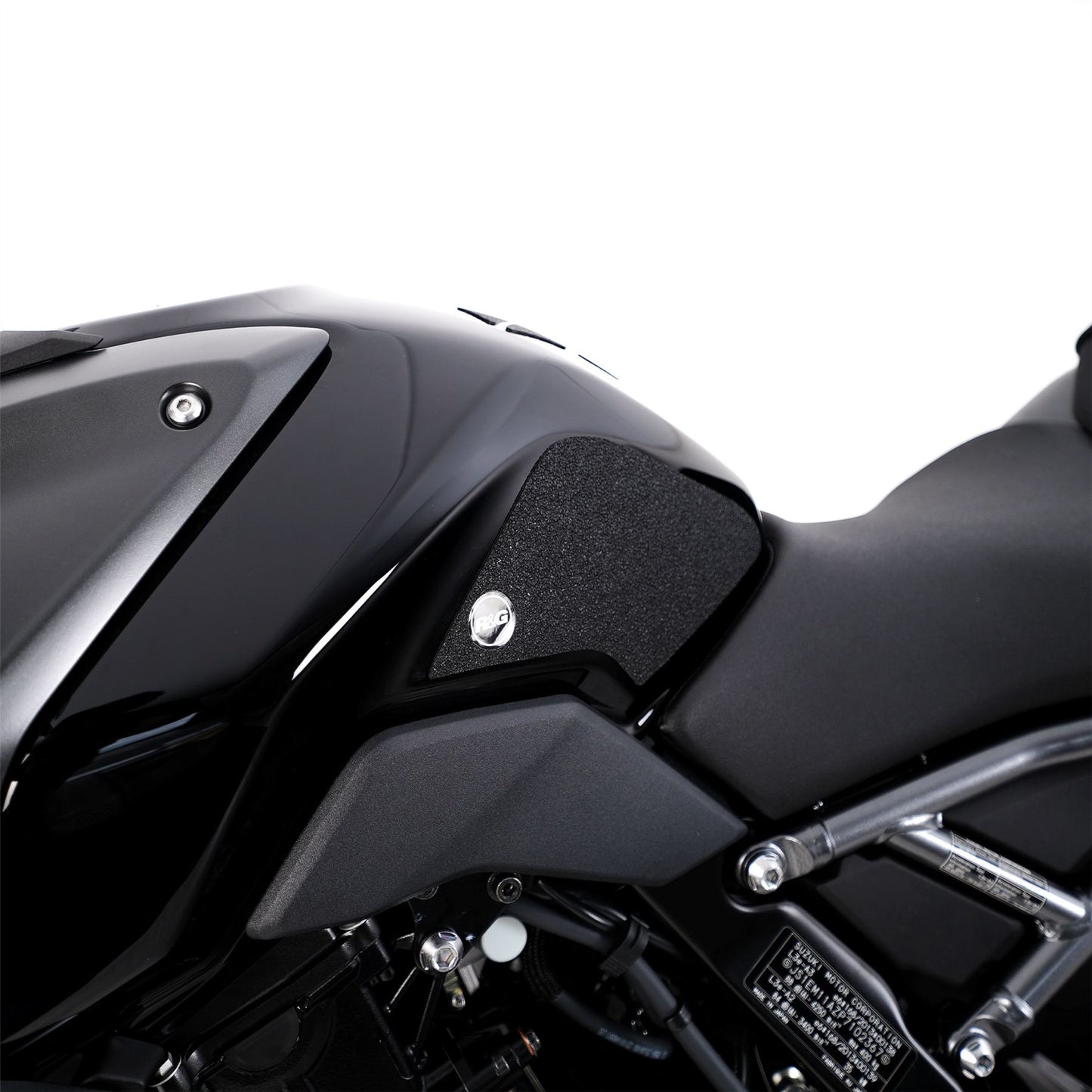 R&G Tank Traction Grips for Suzuki GSX-8S '23-, GSX-8R '24- Colour: Clear