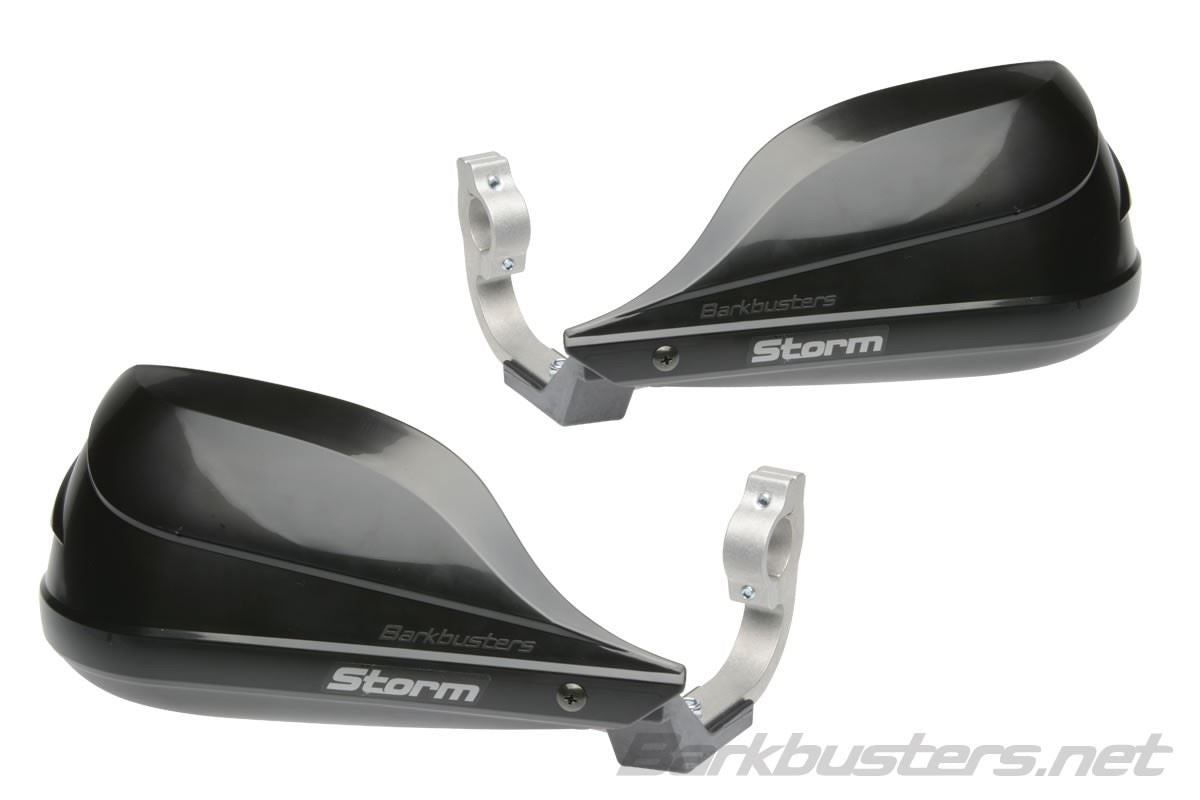 BarkBusters STORM Handguard Kit for Street, Cruiser, Naked and Adventure bikes Select Option: Bar End Mount (Hollow)