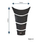 Eazi-Grip EVO Centre Tank Pads  Style : Style A Eazi-Grip Colour: Black