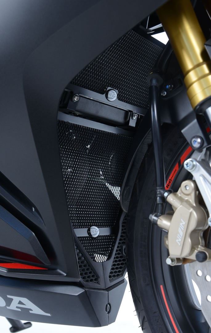Radiator Guard for Honda CBR250RR '17- Colour: Titanium