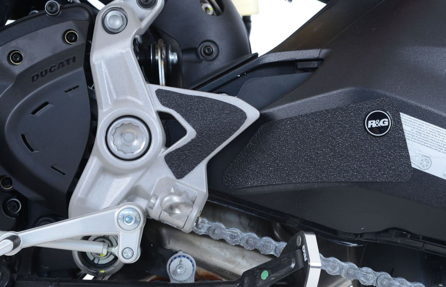 R&G Boot Guard Kit for Ducati Supersport (S) '17-'20 & Supersport 950 S '21- models
