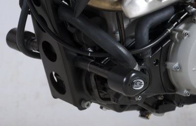 Crash Protectors - Aero Style for Husqvarna TR650 '12- Colour: Black
