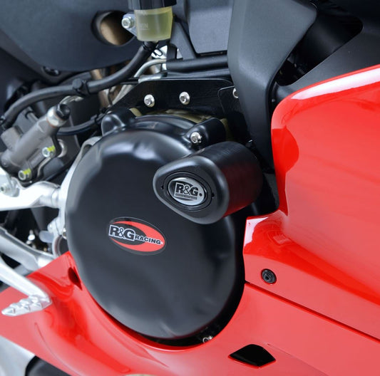 Crash Protectors - Aero Style for Ducati 899 / 959 / 1199 / 1299 Panigale ,Panigale V2 '20- '24 [No Drill Kit] Colour: Black