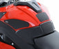 R&G Tank Traction Grips for BMW S1000XR '15-'19 Colour: Clear