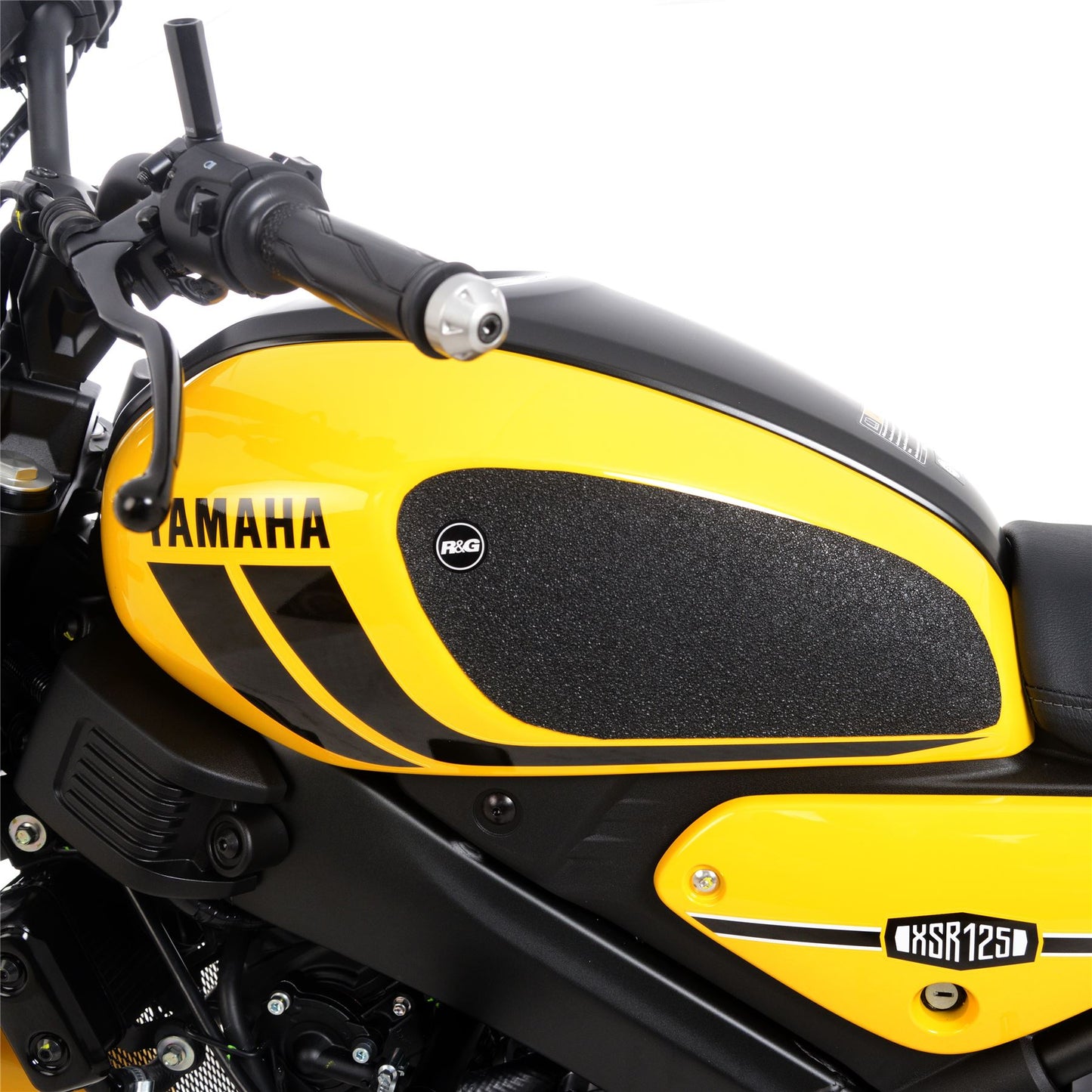 R&G Tank Traction Grips for Yamaha XSR-125 '21- Colour: Black