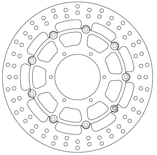 Ferodo Brake Disc Floating Alloy Centre Fmd0140Rx
