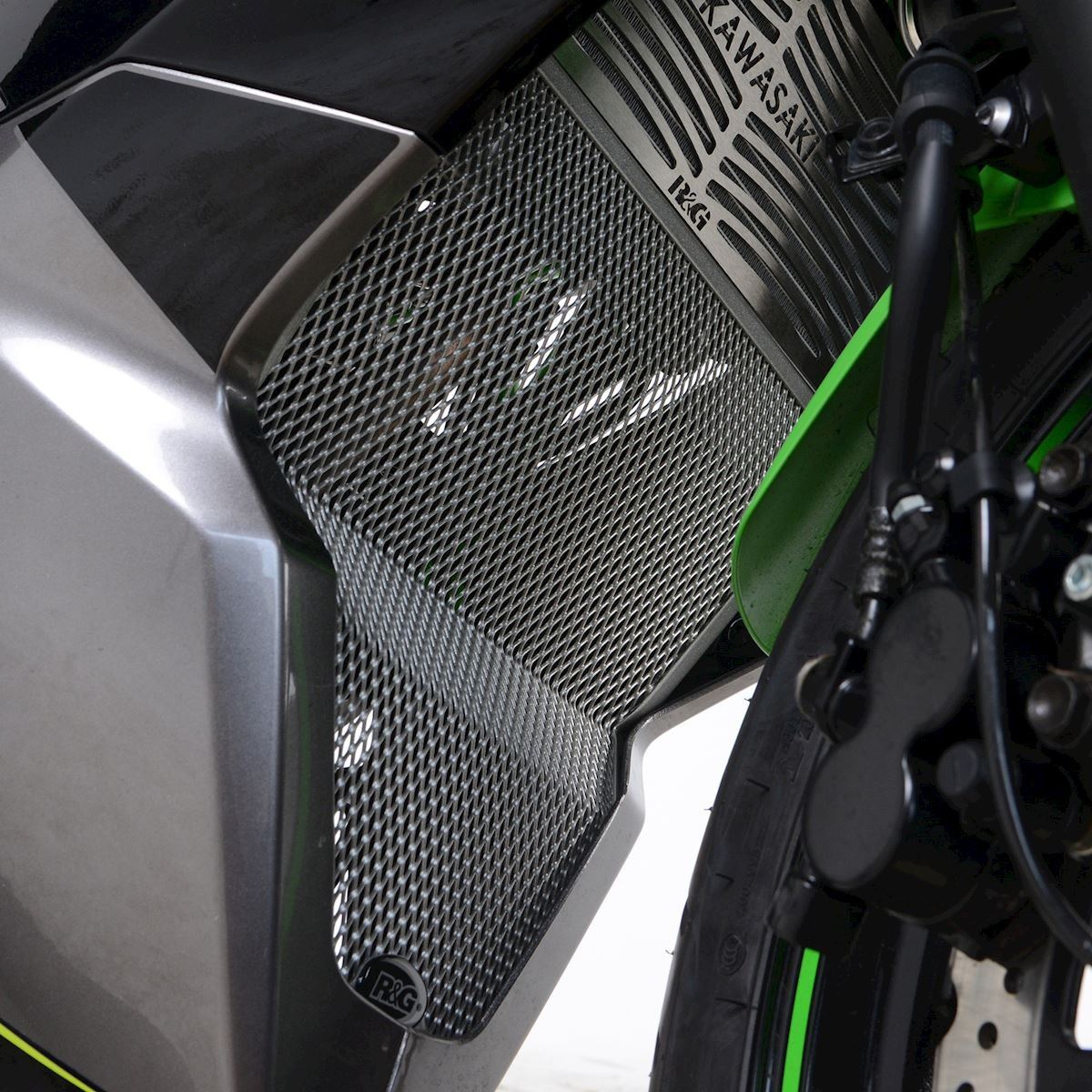 Downpipe Grille Kawasaki Ninja 125 '19- Colour: Green