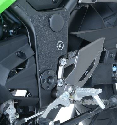 R&G Boot Guard Kit for Kawasaki Ninja 250 ('13-'17), Ninja 300 '13-, Z250 '13-'18 and Z300 models