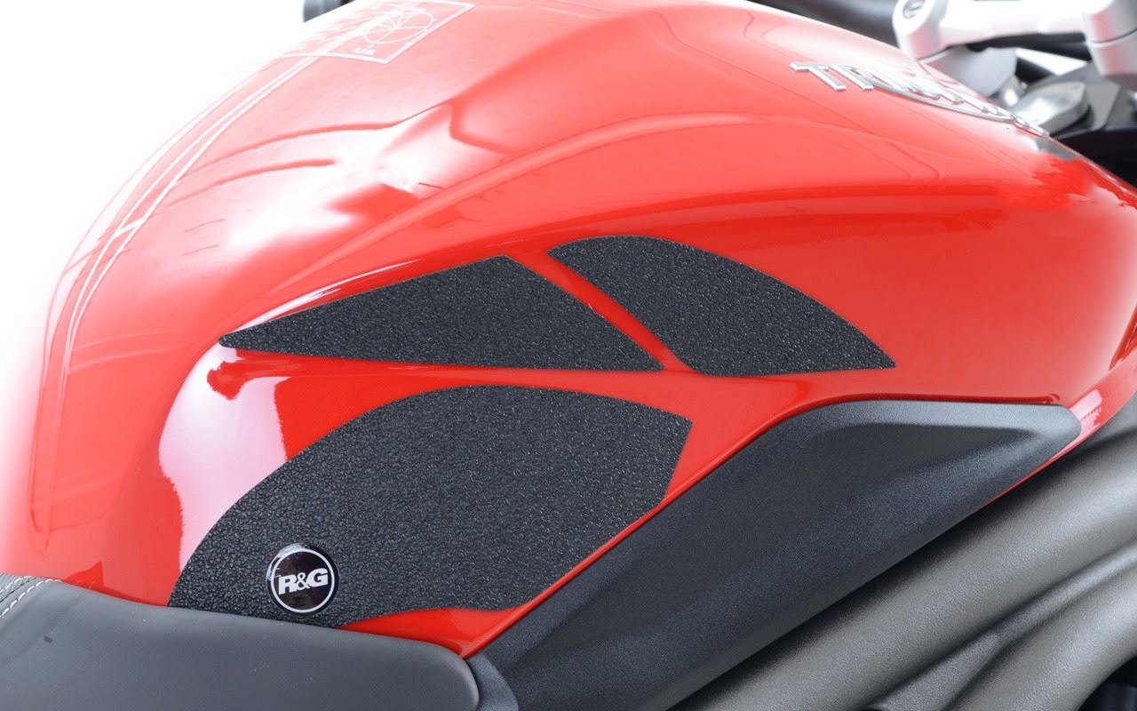 R&G Tank Traction Grip for Triumph Speed Triple 1050 '11- & Speed Triple S/R '16- Colour: Clear