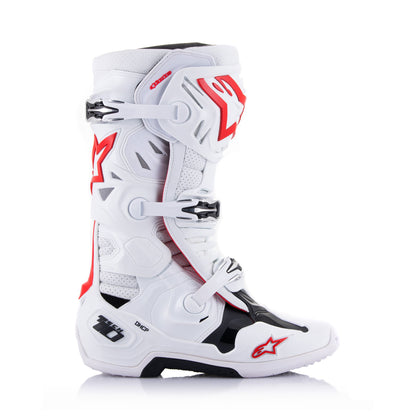 Alpinestars Tech 10 Supervented - White Bright Red - US 12 / EU 47