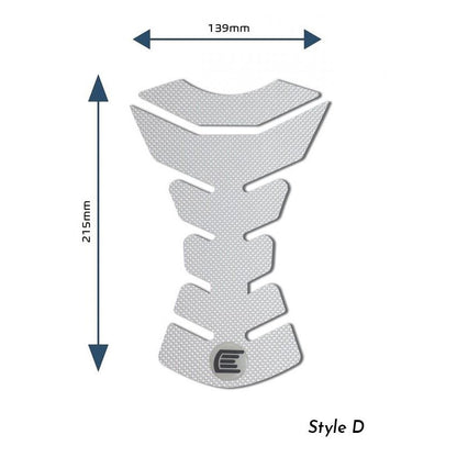 Eazi-Grip PRO Centre Tank Pads Style : Style D Eazi-Grip Colour: Clear