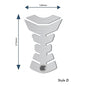 Eazi-Grip PRO Centre Tank Pads Style : Style D Eazi-Grip Colour: Clear