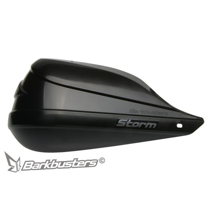 BarkBusters STORM Handguard Kit for Street, Cruiser, Naked and Adventure bikes Select Option: Guards ONLY Black
