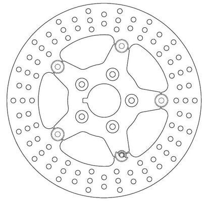Ferodo Brake Disc Floating Steel Centre FMD0266RF