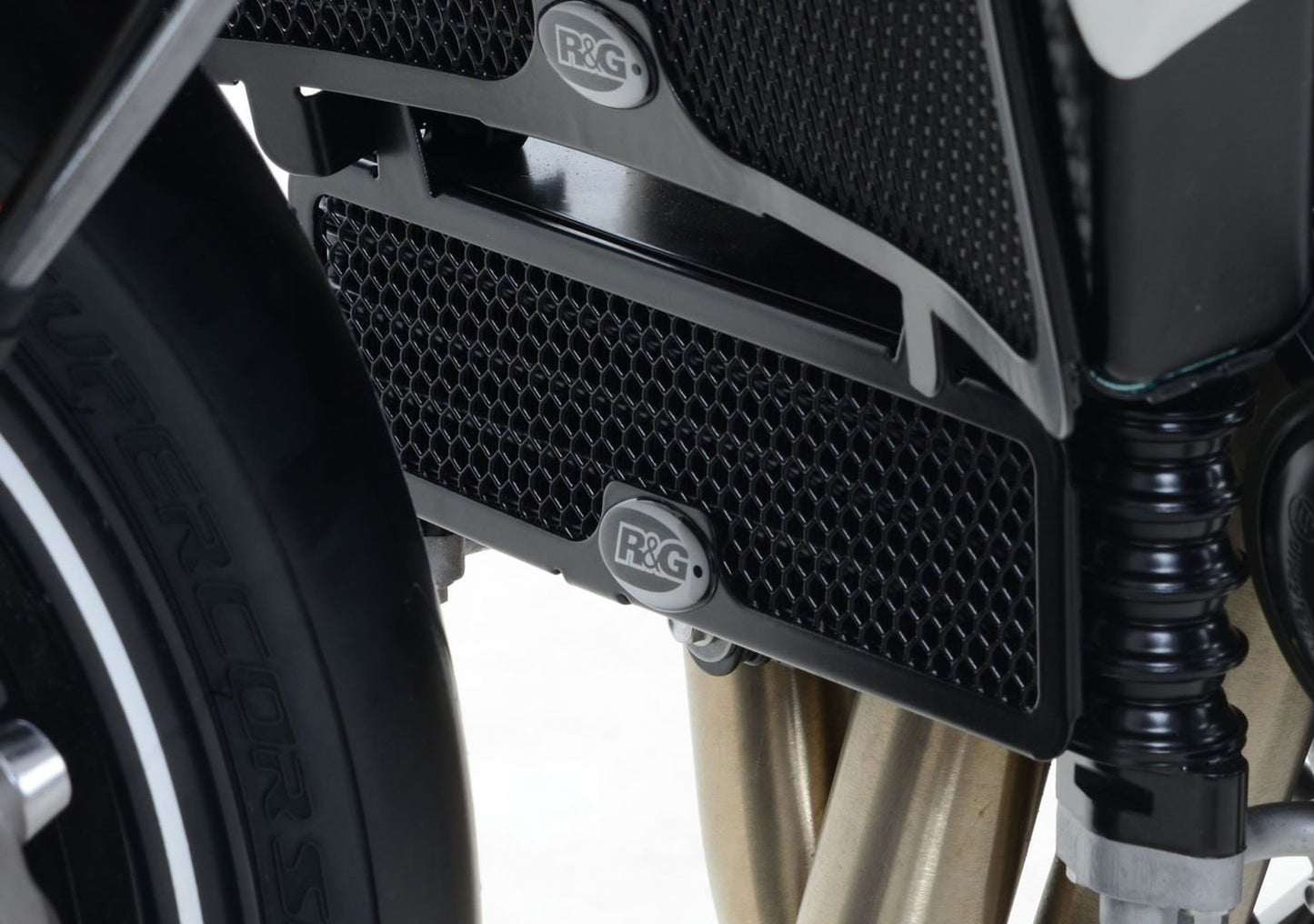 Oil Cooler Guard for Triumph Speed Triple / Speed Triple R '11- & Speed Triple RS '18-'20 Colour: Titanium