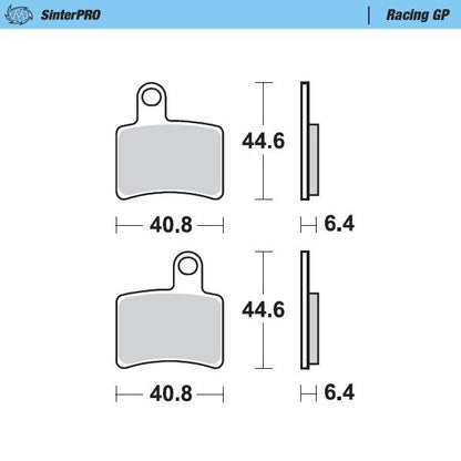 Moto-Master Racing GP SinterPRO Brake Pads - 99312