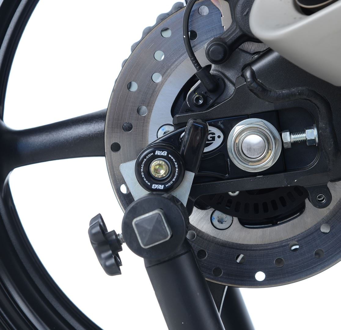Offset Cotton Reels for Yamaha YZF-R6 '17-, Tracer 9 '21- '24, Tracer 9 GT '21- (GT Plus) '25-, MT-09 (SP) '21-, XSR900 '22- '24, XSR900 GP '24-