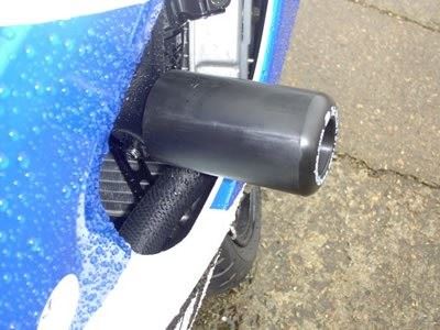 Crash Protectors - Classic Style for Suzuki GSXR1000 K3-K4 Colour: White