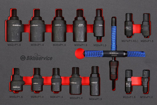 Bikeservice Tools Flywheel Puller tool set