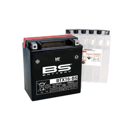BS BTX16-BS (CP) Combi-Pack MF Battery