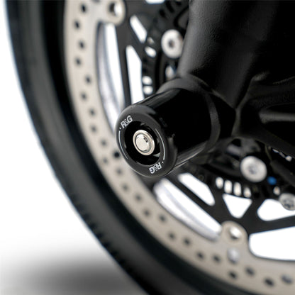 Fork Protectors for Triumph Street Triple R / RS 765 '17-, Street Triple S 765  '17-'20, Daytona 660 '24-, Trident 660 '21- & Daytona Moto2™ 765 '20- '24 (small bobbin)