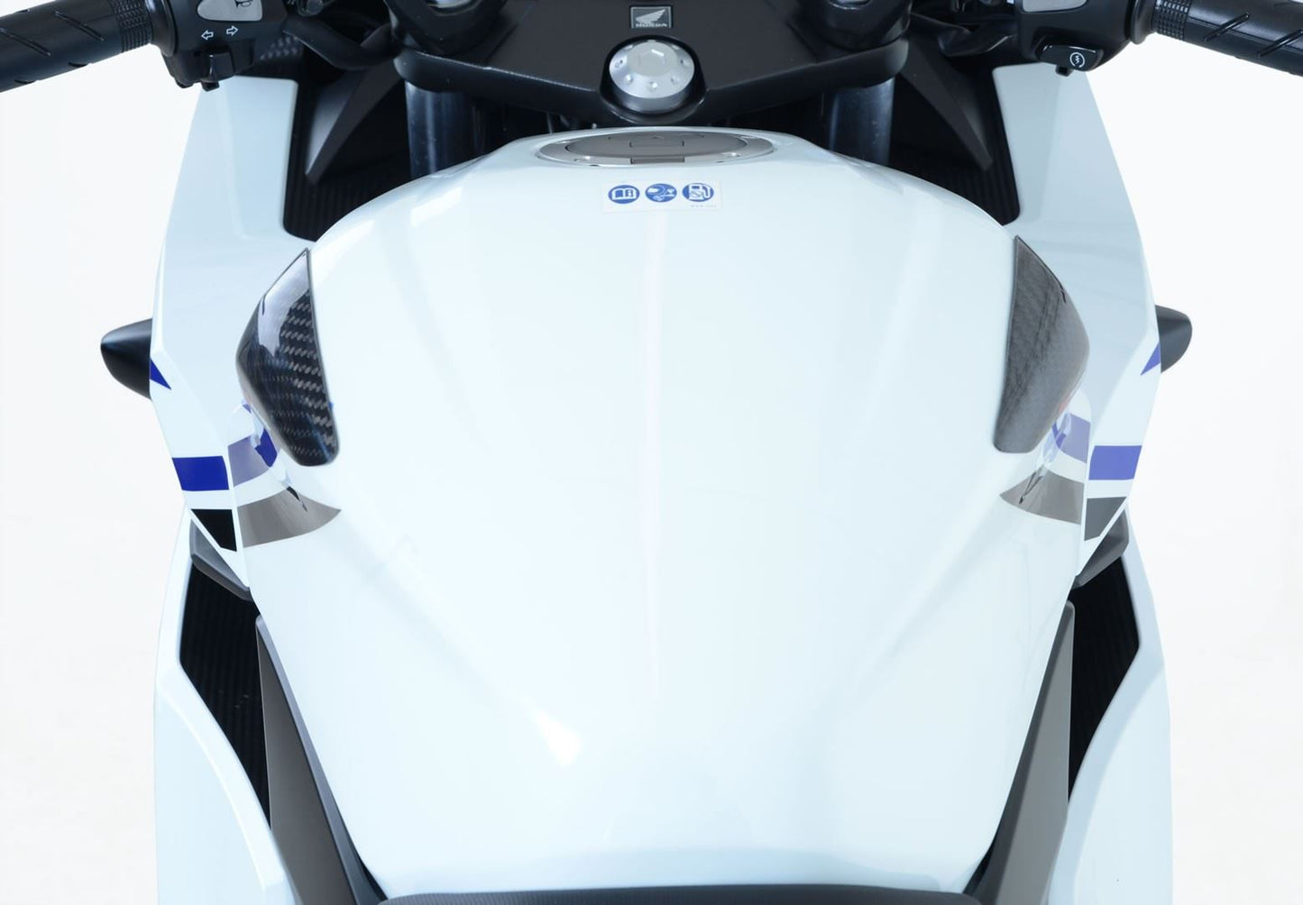 Carbon Fibre Tank Sliders for Honda CBR500R '16-