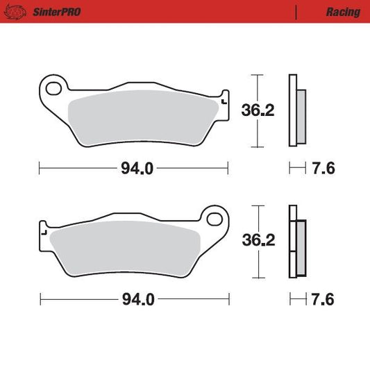 Moto-Master Racing SinterPRO Brake Pads - 93011
