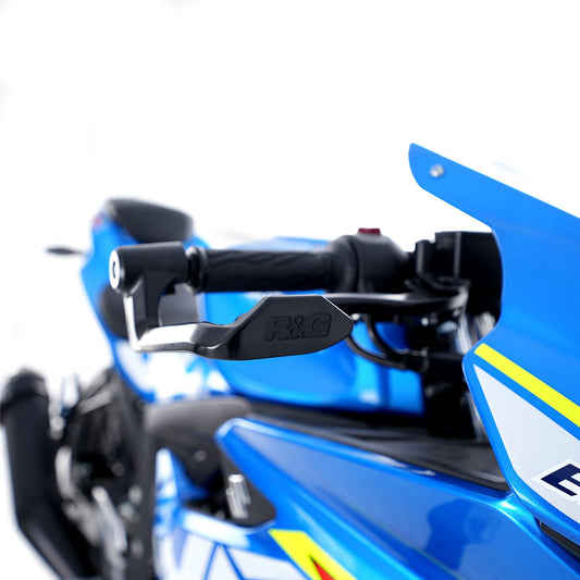 R&G Brake Lever Guard for KTM RC125 '17- / 200/ 390 '17- , Suzuki GSX-R125 '17- , Husqvarna Vitpilen/Svartpilen 401 ’20- '23, Svartpilen 125 '21- & KTM 390 Adventure '20- '24, Duke 125/250/390 2024 Colour: Blue