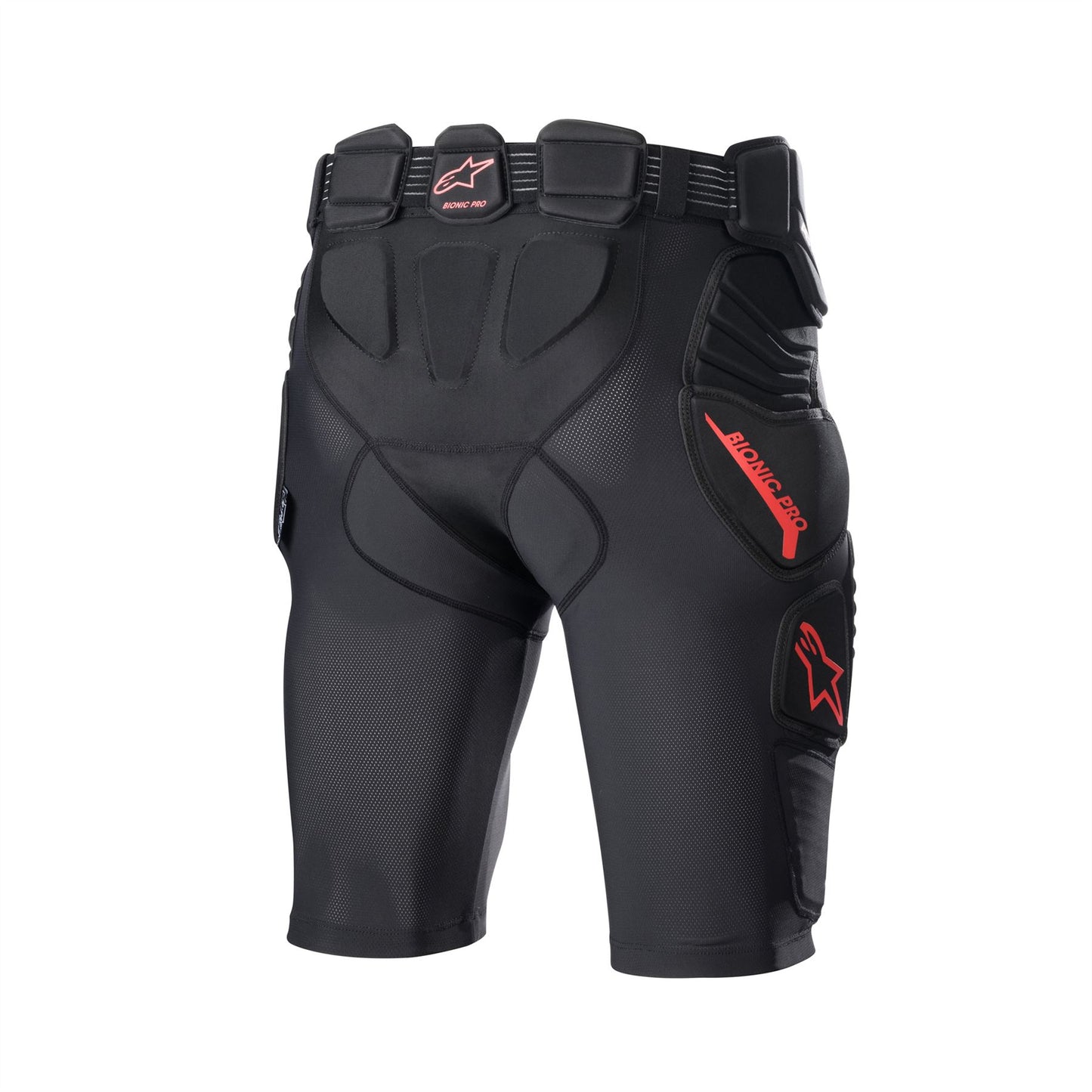 Alpinestars Bionic Pro Protection Short - Black Red - Size XL