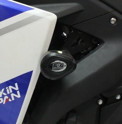 Aero Crash Protectors for Yamaha R25 '14-'18 and the R3 '15-'18 models Colour: Black