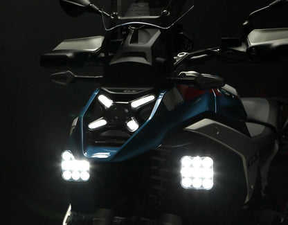 DENALI DL-9 Driving Light w/ DataDim Technology, 9-LED, Elliptical Hybrid Beam Colour: White