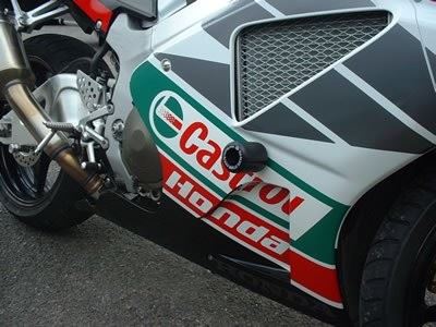 Crash Protectors - Classic Style for Honda VTR1000 SP-2 Colour: Black