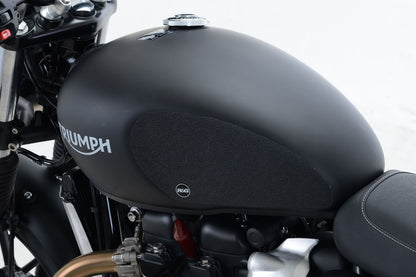 R&G Tank Traction Grips for Triumph Street Twin '16-, Scrambler 900 ’23- & Speed Twin 900 '22- '24 Colour: Black